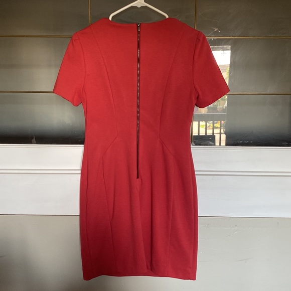 Banana Republic petite 4 - light red - round collar- short sleeve - lined . - Picture 4 of 6